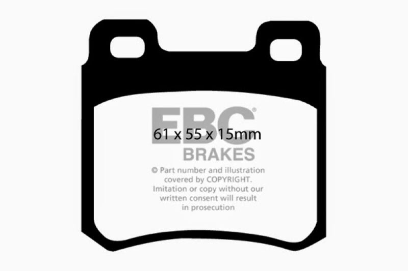 EBC RedStuff Rear Brake Pads - DP3671C EBC