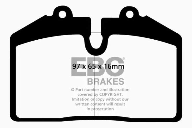 EBC YellowStuff Front Brake Pads - DP41013R EBC