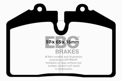 EBC YellowStuff Front Brake Pads - DP41013R EBC