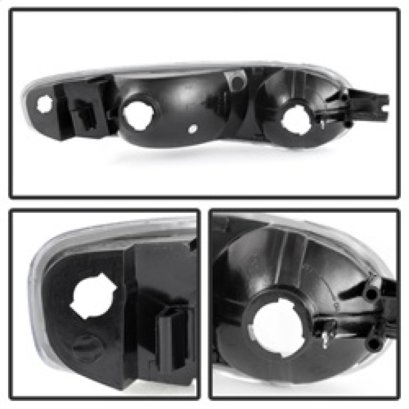 Xtune GMC Sierra Denali 00-06 Bumper Lights Black CBL-GD00-BK SPYDER