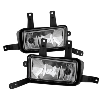 Spyder Chevy Suburban Tahoe 2015-17 OEM Fog Lights W/Chrm trim Cover and Switch Clear FL-CTAH15-C SPYDER