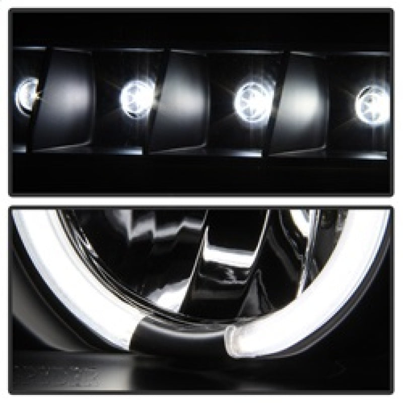 Spyder Toyota Tundra 07-13 Projector Headlights CCFL Halo LED Blk PRO-YD-TTU07-CCFL-BK SPYDER