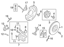 Load image into Gallery viewer, GENUINE OEM VOLVO Factory New Brake Pad Kit (32287447) X1