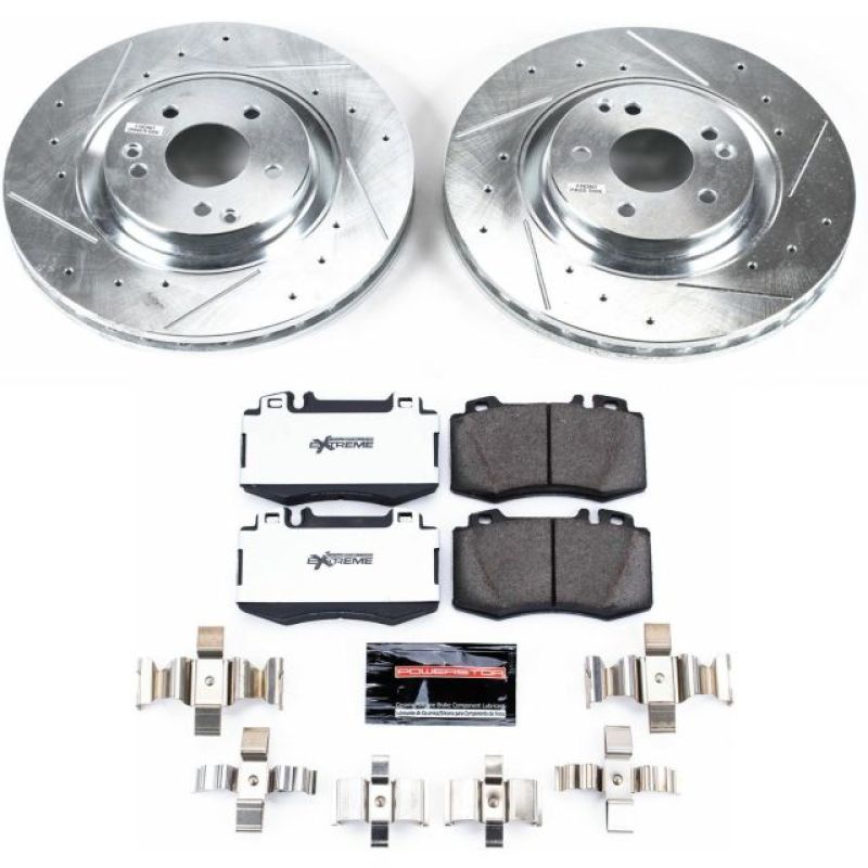Power Stop 2004 Mercedes-Benz C230 Front Z26 Street Warrior Brake Kit PowerStop