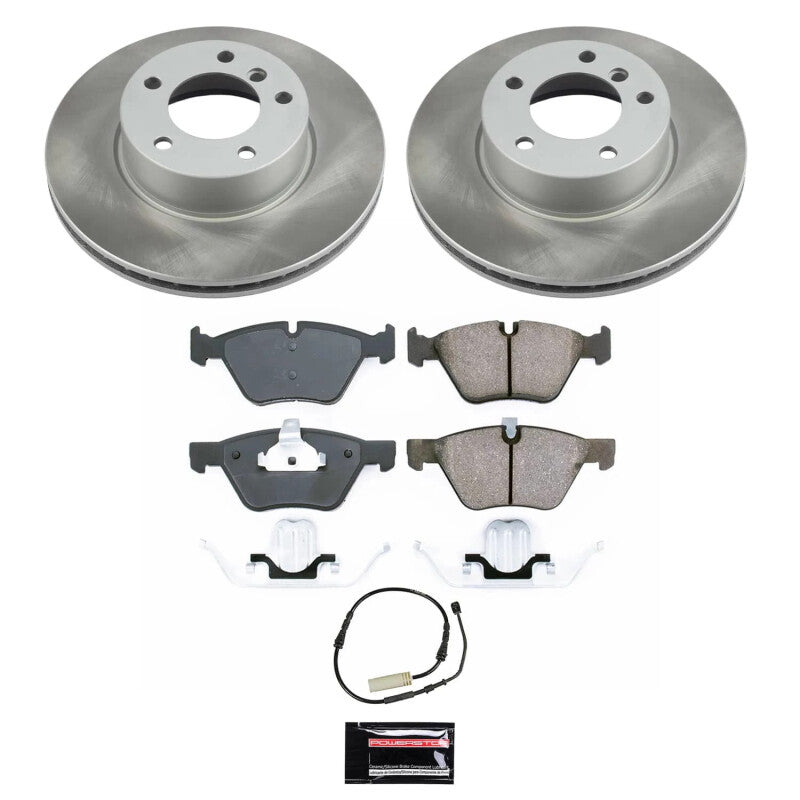 Power Stop 10-13 BMW 128i Front Semi-Coated Rotor Kit PowerStop