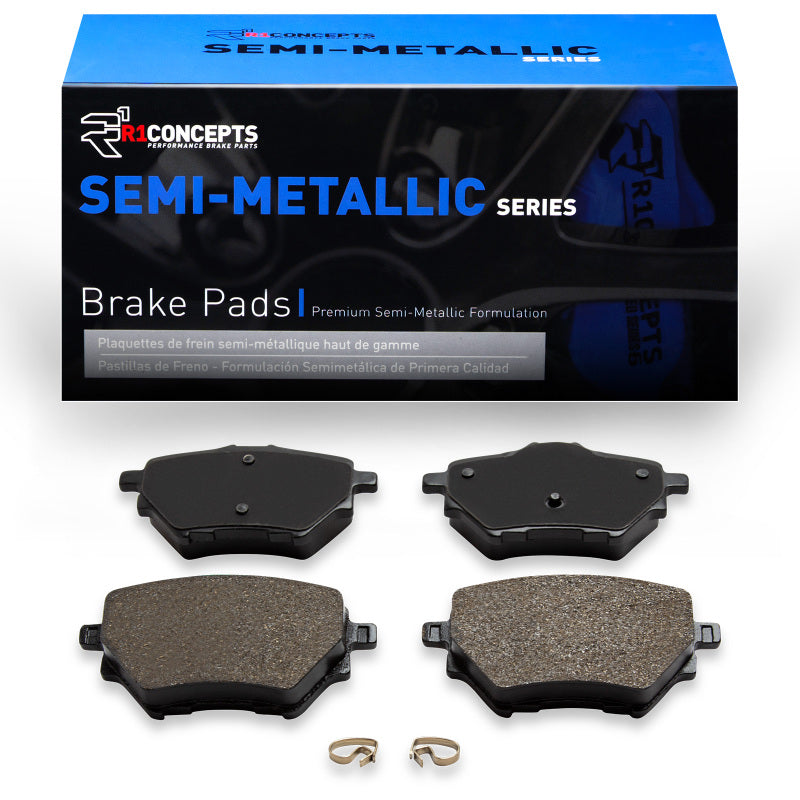 R1 Rear Semi-Metallic Brake Pads 2017-2025 Peugeot Rifter (Mexico)/3008 (Mexico) & More - 2311-1891-00