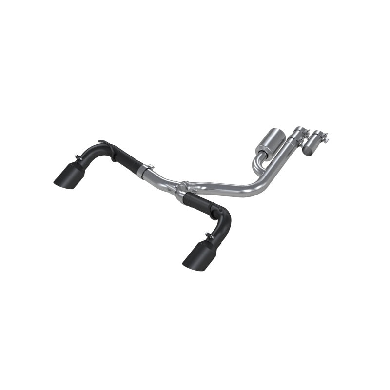 MBRP 2021+ Ford Bronco Sport (1.5L / 2.0L EcoBoost) 2.5in Res-Back Exhaust - Dual Rear - Black MBRP