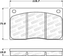 Load image into Gallery viewer, StopTech Premium Ceramic Brake Pads - 308.01350