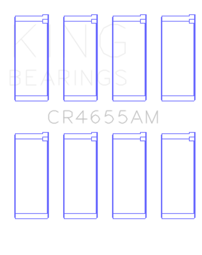 King Engine Bearings Hyundai G4Ed/G4Ae/G4Ek/G4Fk (Size +0.25mm) Connecting Rod Bearing Set King Engine Bearings