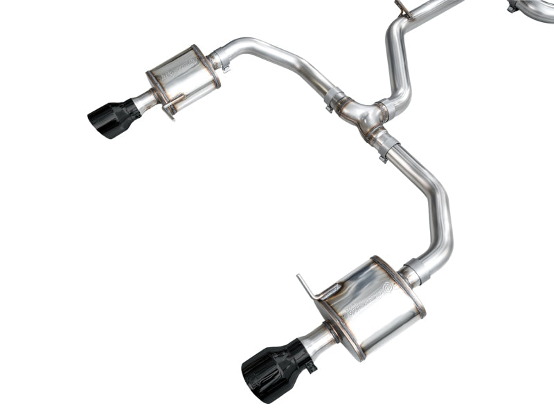 AWE 22-25 Volkswagen Jetta GLI Touring Edition Exhaust - Diamond Black Tips