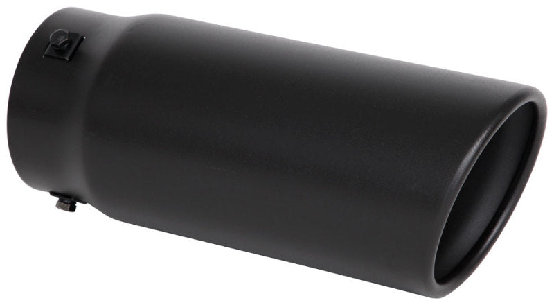 Spectre Exhaust Tip 4-1/2in. OD / Slant - Black Spectre