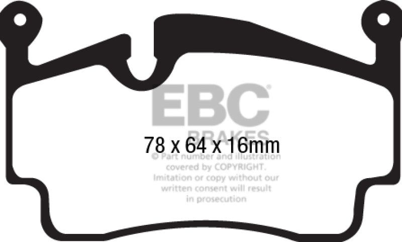 EBC BlueStuff Rear Brake Pads - DP52216NDX