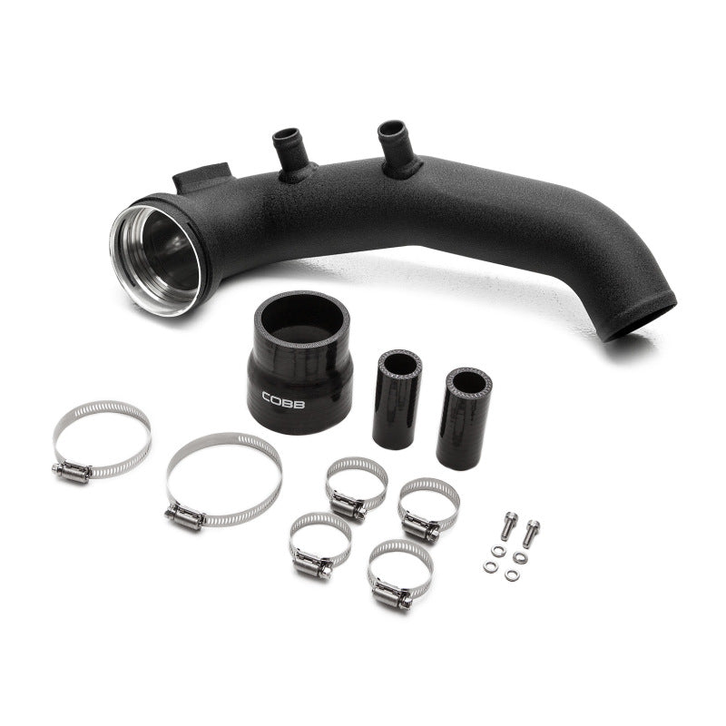 COBB BMW N54 Intercooler Charge Pipe - Wrinkle Black 7B1212