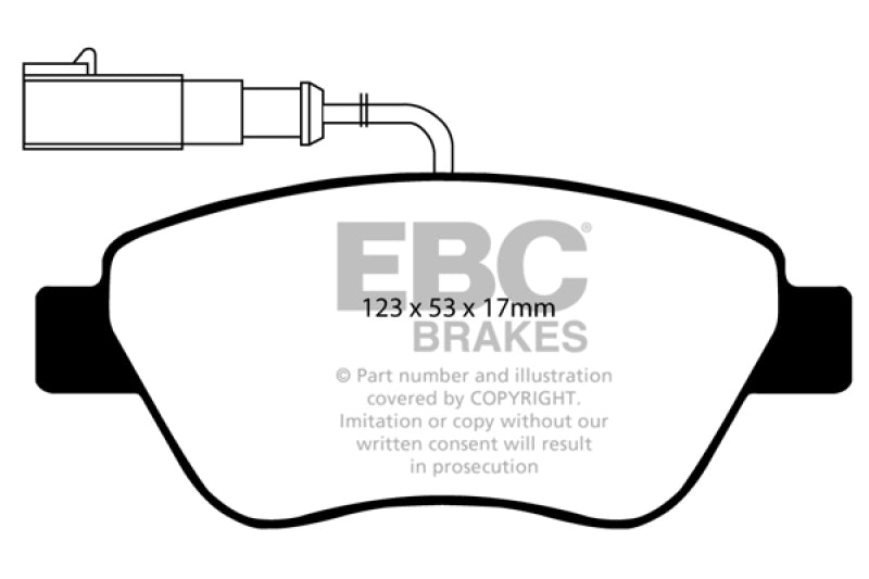 EBC GreenStuff Front Brake Pads - DP21384