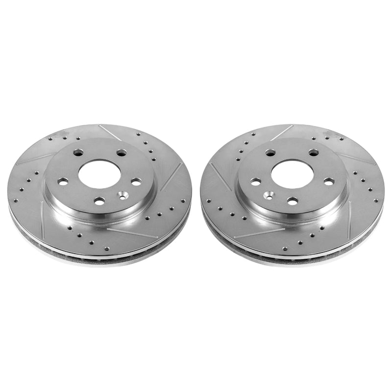 Power Stop 11-16 Buick LaCrosse Front Evolution Drilled & Slotted Rotors - Pair PowerStop