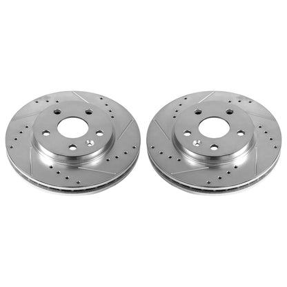 Power Stop 11-16 Buick LaCrosse Front Evolution Drilled & Slotted Rotors - Pair PowerStop