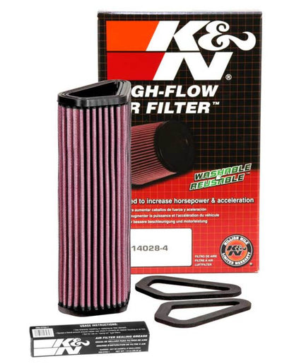 K&N 07-12 Ducati 1098/1098S/1098R/848 848/1198S/Streetfighter/848 Evo/Diavel Replacement Air Filter K&N Engineering