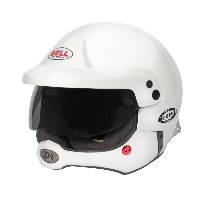 Bell Mag-10 Rally Pro (HANS) 61 (7 5/8) FIA8859/SA2020 - Size 61 (White) 1346018