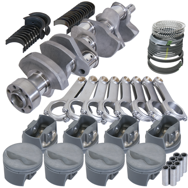 Eagle Chevy LT1 350 1Pc 3.480in Crank 5.700in H-Beam -5cc Flat Top 4.000in Pistons Rotating Assembly