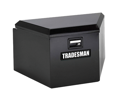 Tradesman Steel Trailer Tongue Storage Box (21in.) - Black Tradesman