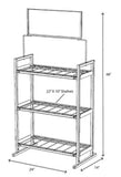 Odyssey Battery 6 Battery Display Rack (2 Wide x 3 High)