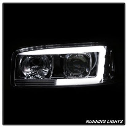 Spyder GMC Sierra 1500/2500/3500 99-06 V2 Projector Headlights - DRL - Chrome PRO-YD-CDE00V2-LB-C SPYDER