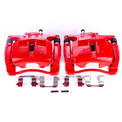 Power Stop 13-18 Mazda CX-5 Front Red Calipers w/Brackets - Pair PowerStop