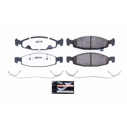 Power Stop 99-03 Jeep Grand Cherokee Front Z26 Extreme Street Brake Pads w/Hardware PowerStop