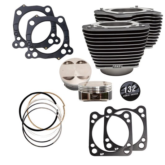 S&S Cycle 2017+ M8 Models 4.5in Stroke 132in Big Bore Kit - 910-0845A