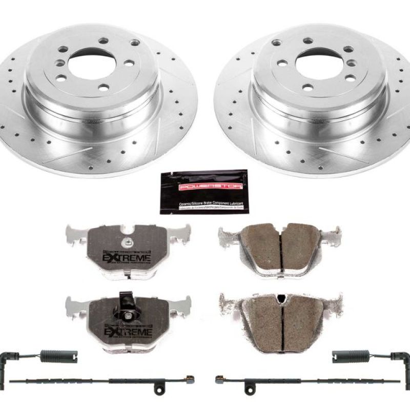 Power Stop 03-05 Land Rover Range Rover Rear Z26 Street Warrior Brake Kit PowerStop