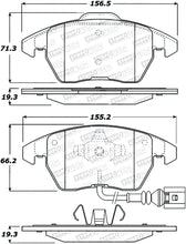 Load image into Gallery viewer, StopTech Sport Performance 11-17 Volkswagen Jetta Front Brake Pads