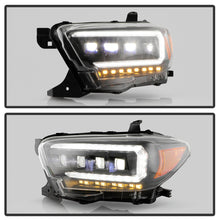 Load image into Gallery viewer, Spyder 16-20 Toyota Tacoma Halogen Model Only High-Power LED Headlights - Black PRO-YD-TT16HALAP-BK