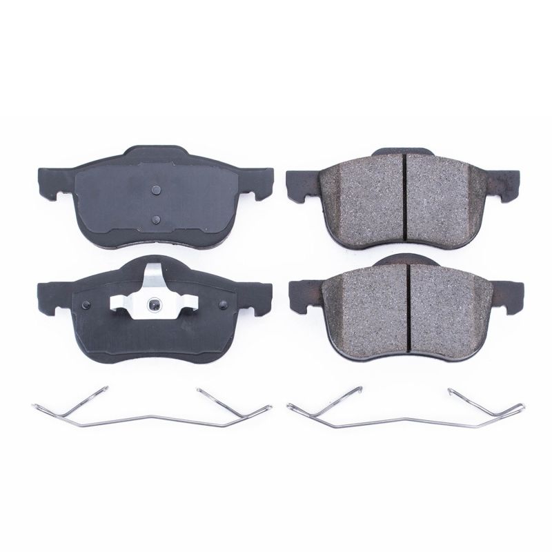 Power Stop 01-09 Volvo S60 Front Z17 Evolution Ceramic Brake Pads w/Hardware PowerStop