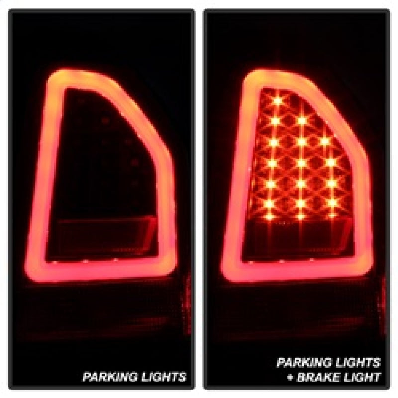 Spyder Chrysler 300C 08-10 V2 Light Bar LED Tail Lights - Black ALT-YD-C308V2-LED-BK SPYDER