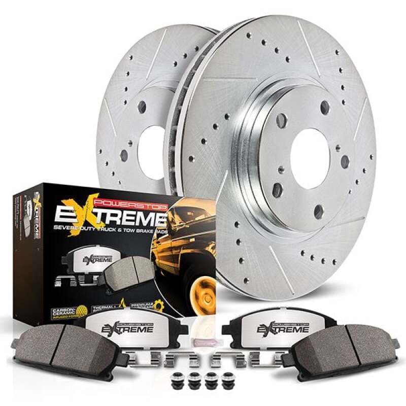Power Stop 21-22 Chevrolet Colorado Rear Z36 Truck & Tow Brake Kit PowerStop