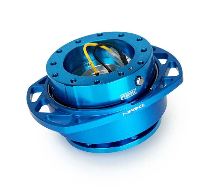 NRG Quick Release Kit Gen 257 - Blue Body / Blue Cutout Ring - SRK-257BL-BL