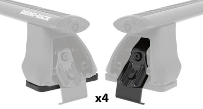 Rhino-Rack 14-19 Toyota Corolla 4 Door Sedan Vortex 2500 2 Bar Roof Rack - Black