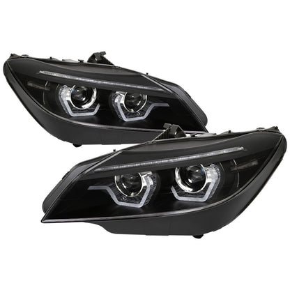 Spyder BMW Z4 09-13 Projector Headlights (Not Comp w Halogen) Black PRO-YD-BMWZ409HID-AFSSEQ-BK SPYDER
