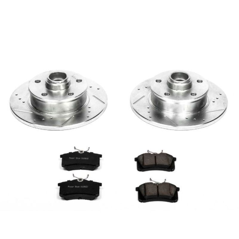 Power Stop 94-99 Volkswagen Golf Rear Z23 Evolution Sport Brake Kit PowerStop