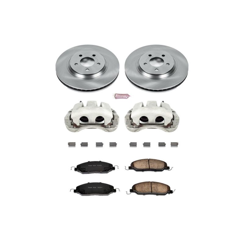 Power Stop 05-10 Ford Mustang Front Autospecialty Brake Kit w/Calipers PowerStop