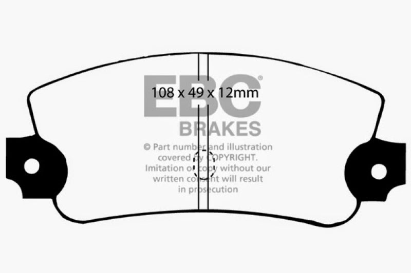 EBC GreenStuff Rear Brake Pads - DP2231 EBC