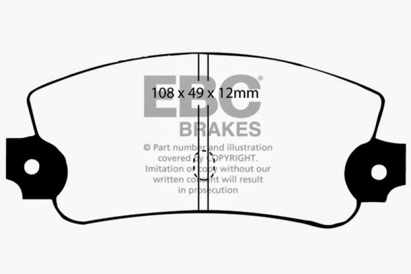 EBC GreenStuff Rear Brake Pads - DP2231