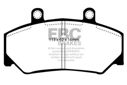 EBC Ultimax2 Front Brake Pads - UD492 EBC