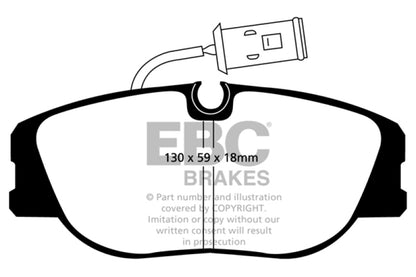 EBC RedStuff Front Brake Pads - DP3733/3C EBC