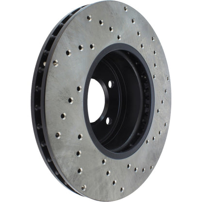 StopTech 09-10 BMW 535i xDrive Sportstop Cryo Cross Drilled Front Right Rotor Stoptech