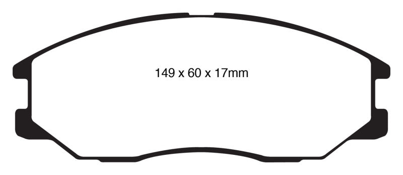 EBC GreenStuff Front Brake Pads - DP61558 EBC