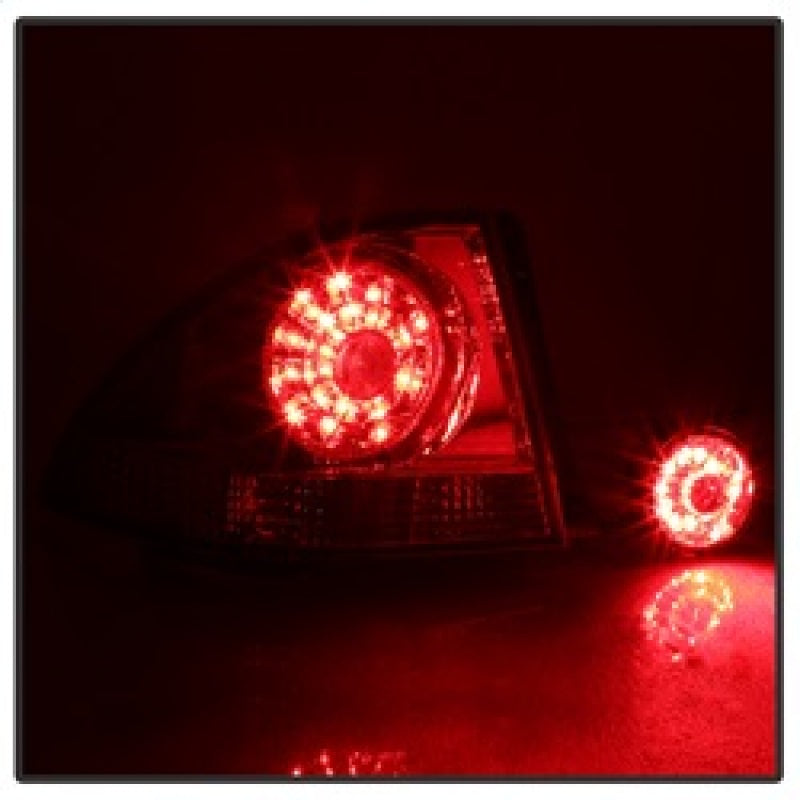 Spyder 01-03 Lexus IS300 LED Tail Lights - Red Clear ALT-YD-LIS300-LED-SET-RC SPYDER