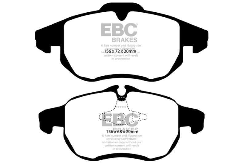 EBC Ultimax2 Front Brake Pads - UD972 EBC