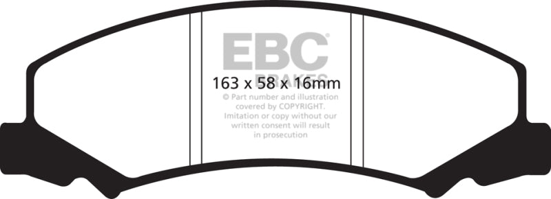 EBC Ultimax2 Front Brake Pads - UD1159 EBC