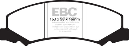 EBC Ultimax2 Front Brake Pads - UD1159 EBC
